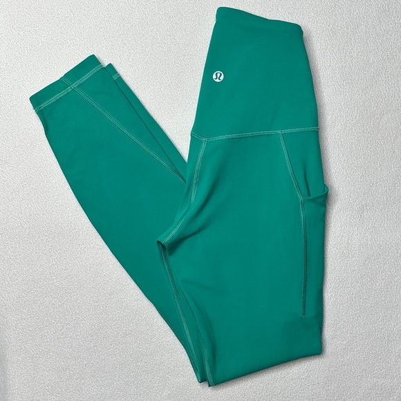 Lululemon Invigorate High-Rise Tight 25"-- Maldives Green - Picture 6 of 8